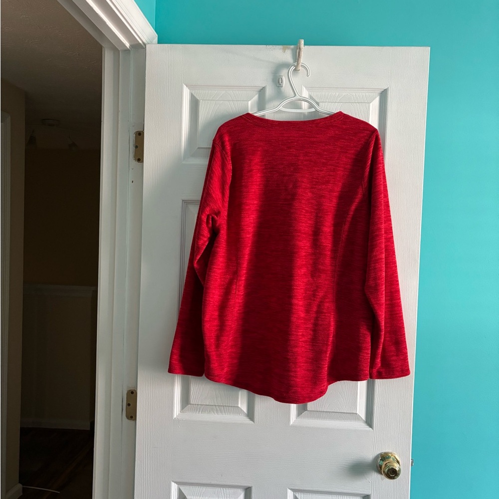 Made For Life long sleeve V-Neck Top - Picture 2 of 5